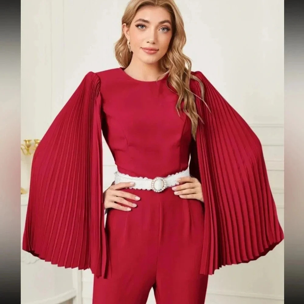 Red jumpsuit NWOT - Picture 5 of 5